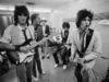 Ronnie Wood Ron (left) and Keith Richards (right) jamming backstage before a gig in 1979