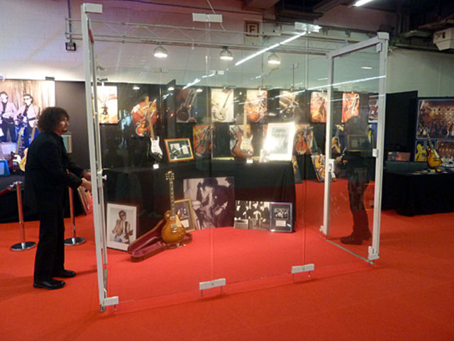 And then the glass case was locked...