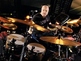 Steve Barney's The Wanted drum setup in pictures
