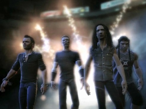 The Metallica edition of the Guitar Hero 