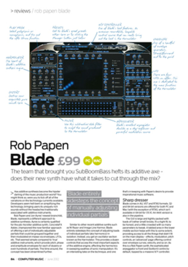 Rob Papen Blade review