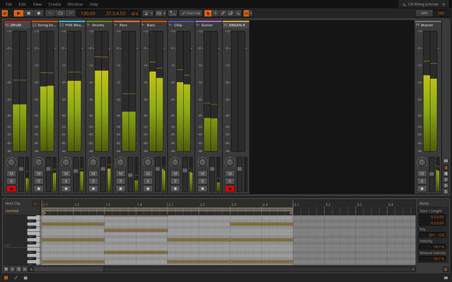 Bitwig Studio Mixer Bitwig Studio Mixer