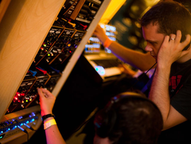 Magic Moogs Go ahead, play with a whole wall of Moogerfoogers!