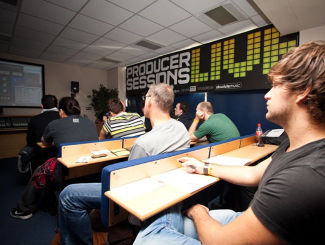 Real Classy An enraptured audience in action in the PSL lecture room
