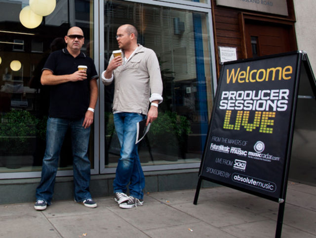Break Beats Steve Mac and Freemason James Wiltshire take a break at PSL