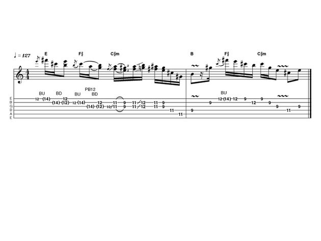 Intermediate lick one: Hendrix-style blues