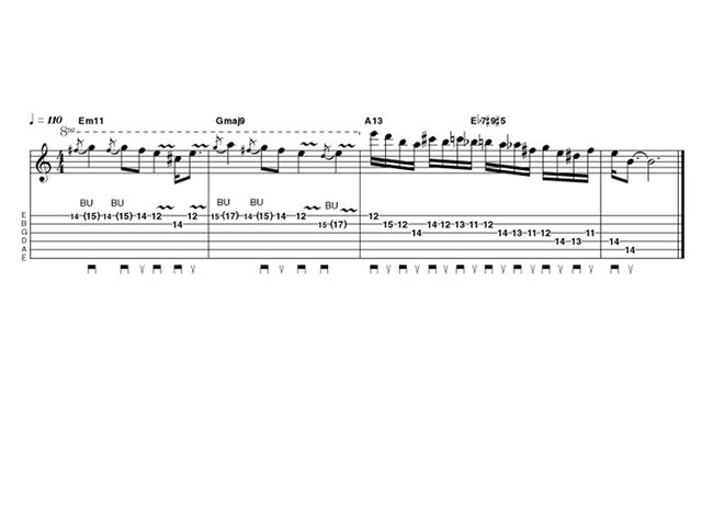 Intermediate lick two: Blues fusion