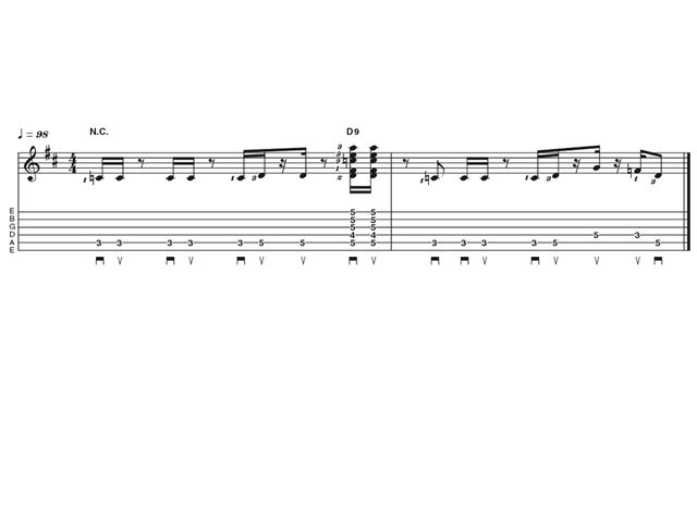 Easy lick one: James Brown-style funk