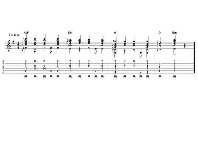 Easy lick one: Clash style riff