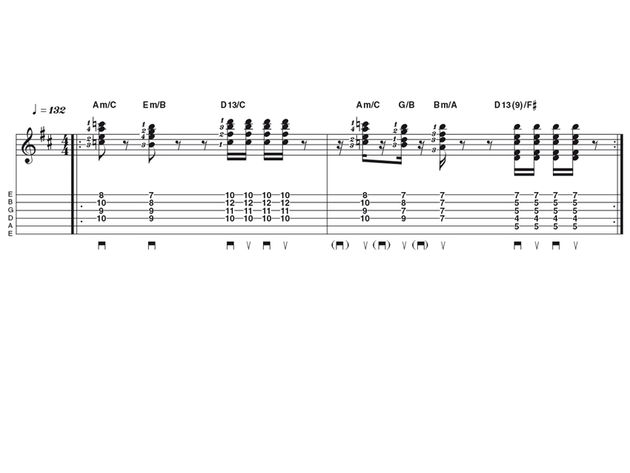 Intermediate lick one: Prince-style rhythm