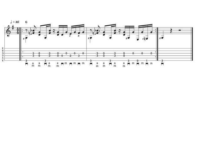 Easy lick one: '70s Clapton riff