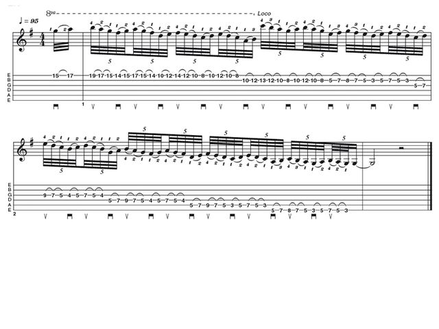 Advanced lick one: Jordan Rudess style lick