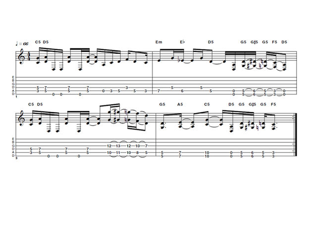 Intermediate lick one: Rage riffing