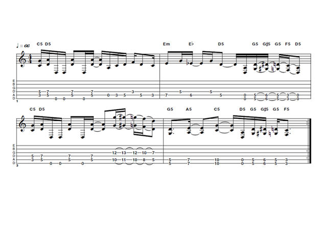 Intermediate lick one: Rage riffing
