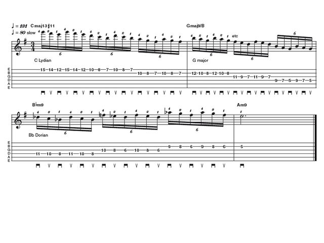 Advance lick two: DI Meola acoustic shred
