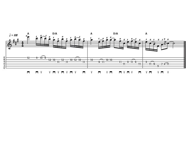 Intermediate lick two: Allman Brothers run