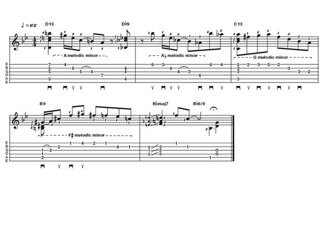 Advanced lick two: Joe Pass-style solo jazz