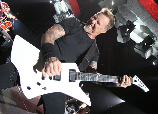 James Hetfield and the ESP SnakeByte blank