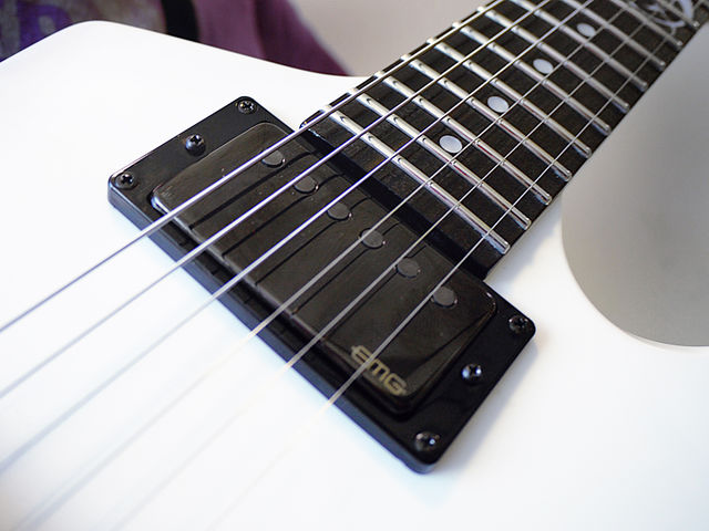 A closer look at the neck pickup blank