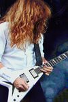 On the Saturday the first classic metal band of the weekend surfaced and we saw that it was good – Megadeth aired a set nearly half-filled with songs from their 1990 Rust In Peace album. Dave was playing a signature Dean Vehement.