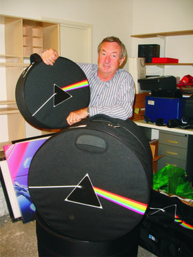 Nick Mason saves Foote's drum store