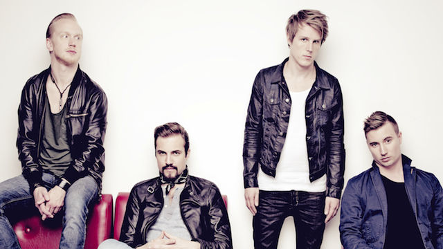 Royal Republic with Per Andreasson (far right)