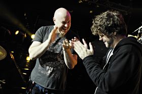 In Pictures: The Wanted's Jay McGuiness joins Steve Barney at the kit