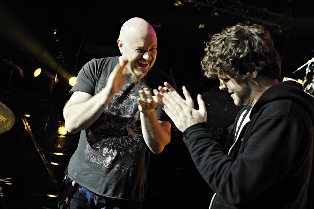 In Pictures: The Wanted's Jay McGuiness joins Steve Barney at the kit