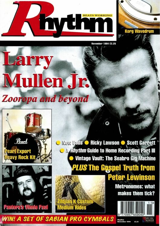 Larry Mullen Jr November 1994 Previous
