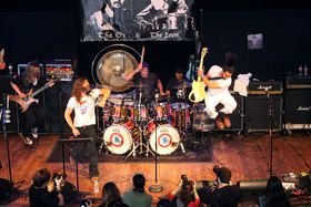 The stars of Ox and Loon show talk Keith Moon