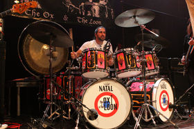 The stars of Ox and Loon show talk Keith Moon