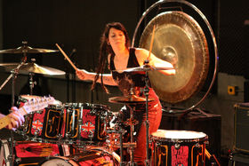 The stars of Ox and Loon show talk Keith Moon