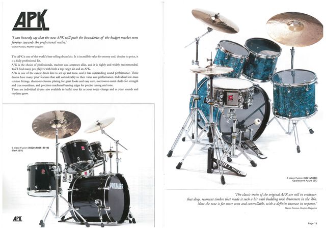 Gear from the Premier Drums Vaults