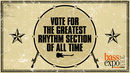 Vote for the greatest rhythm section of all time