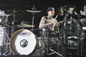 In Pictures: Travis Barker live with Blink-182