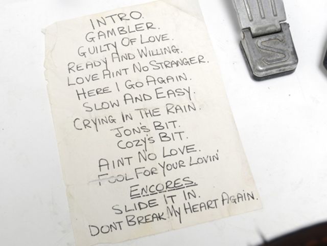 Slide It In setlist
