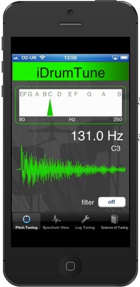 Great tuning app for drummers