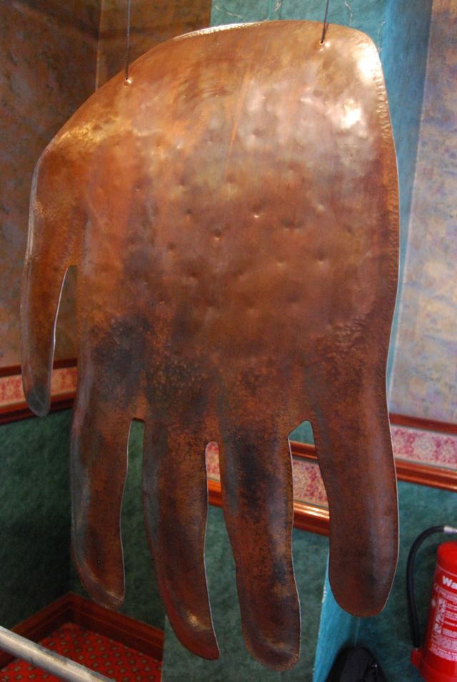 The giant hand