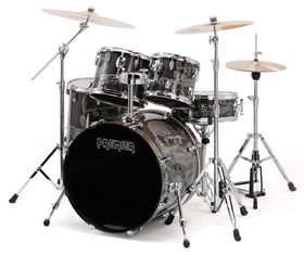 In Pictures: First-look at Premier's Nicko McBrain drum kit