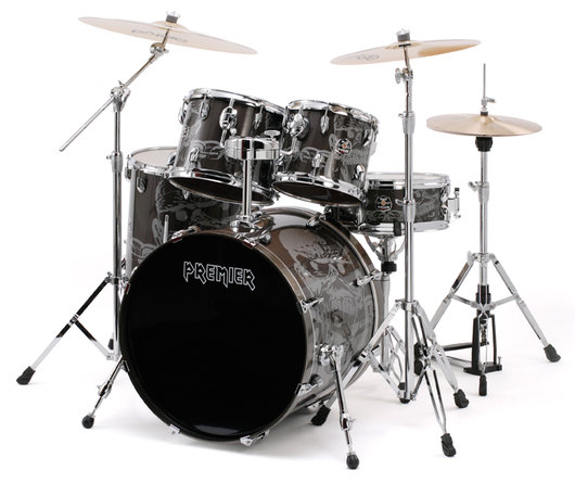 In Pictures: First-look at Premier's Nicko McBrain drum kit