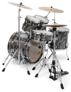 In Pictures: First-look at Premier's Nicko McBrain drum kit