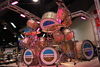 The centrepiece of the Ludwig stand But would it all fit in a Ford Fiesta?