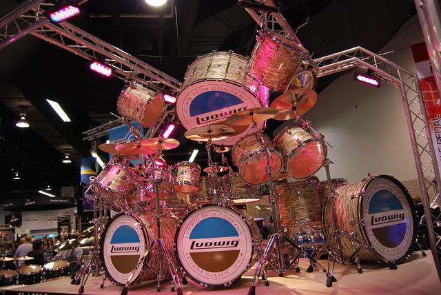 The centrepiece of the Ludwig stand