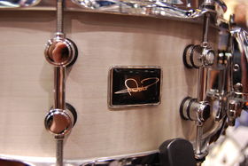 NAMM 2013: Close up with Nicko McBrain and Premier's One Series snares