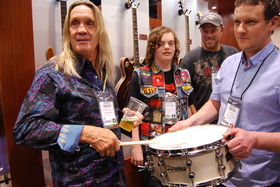 NAMM 2013: Close up with Nicko McBrain and Premier's One Series snares