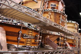 NAMM 2013: Close up with Nicko McBrain and Premier's One Series snares