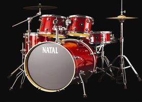 NAMM 2013: In Pictures: Natal Spirit kit and Bullet and Kitch pedals