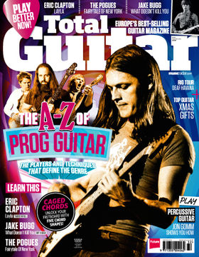 Total Guitar 248 on sale now: The A-Z Of Prog Guitar