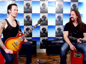 John Petrucci and Matt Heafy on one-note-per-string exercises