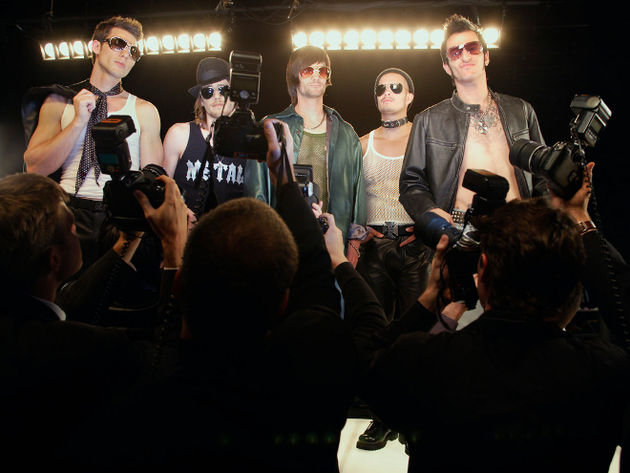 Thank god rockstars don't actually look like this selection of douche bags